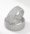 Openable Designer bracelet with American Diamonds, crystal stones, CZ, Fits size upto 2.6"