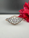 Openable Designer bracelet with Pearls, crystal stones, CZ Nano setting, Fits size upto 2.6"