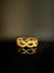 Brushed finished Gold Chunky Cuff Bracelet Bangle, Anti Tarnish, fits sizes upto 2.6"