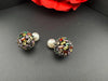 Premium Unique Cubic Zirconia Studs with Pearl Backing