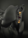 Premium Swarovski Crystal and Cubic Zirconia in long drop is a designer earrings/Swarovski Inspired Bridal Jewelry