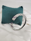 Openable Cuff bracelet with Stones, American Diamonds, crystal stones, CZ, Fits size upto 2.6"