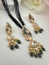 Kundan, CZ, MOP, Pearls, Hydro Beads Peacock Long necklace set, Rani haar, everyday wear jewelry