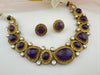 Kundan, Stone, Gold plated necklace set, Indian Bridal Jewelry set