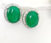 Cubic Zirconia, American Diamond,Doublet stone studs earrings, Indian Jewelry