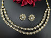 HOT SELLER!!! Premium Quality Moissanite Kundan 2 Layer set is Tyaani inspired Designer Necklace set with Stud earrings