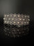 Openable Designer bracelet with Pearls, crystal stones, CZ Nano setting, Fits size upto 2.6"