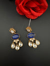 Gold Kundan, Stone Chandelier Drop Earrings, Bridal, Moissanite, CZ, Designer jewelry
