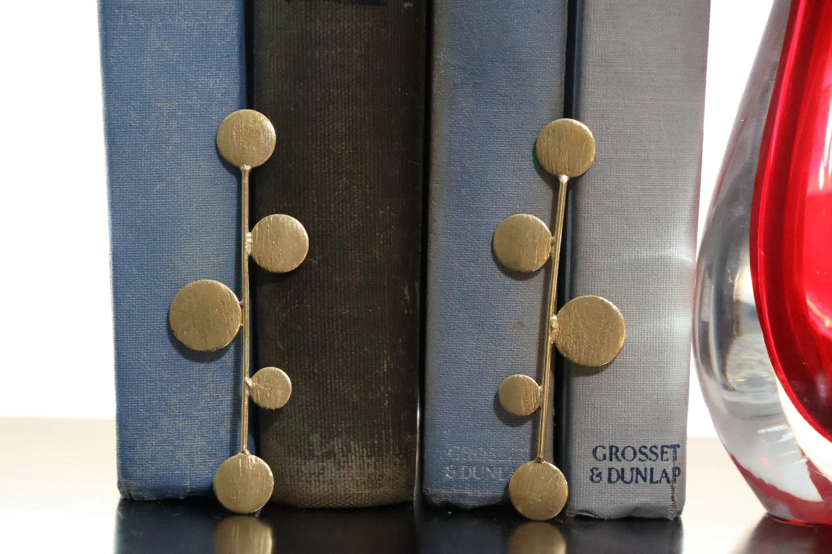 Matt Gold Long earrings in unique drop design