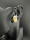 Swarovski inspired Crystal, cubic zirconia, diamond small studs earrings, Indian Jewelry
