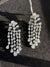 Crystal Stone chandelier long Earrings, Cubic Zirconia, AD, CZ, Indian Jewelry