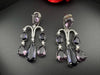 Premium Cubic Zirconia and glass stone in silver color is designer Inspired Statement Long earrings