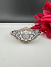 Openable Designer bracelet with Pearls, crystal stones, CZ Nano setting, Fits size upto 2.6"