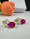 Premium Crystal and Enamel everyday earring is a Swarovski inspired designer Piece/Indian jewelry/Anti-tarnish Jewelry/Kids earrings