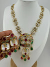 Amrapali inspired, Premium Quality Inlay work on MOP long Necklace