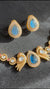 Kundan, Moissanite, Stone Amrapali choker necklace set, Indian Bridal Jewelry
