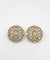 Kundan, Doublet stone, cubic zirconia Big Stud Earrings, designer Inspired, Indian jewelry