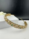 Gold Kundan Hair band or Hair Accessories, Indian Headband, Sheesh Phool, Bridal Matha Patti/Sheesh Patti/Matha phool