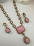Kundan, Polki, CZ, Doublet Stones Long Golden necklace set, Rani haar, everyday wear jewelry