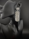 Premium Cubic Zirconia Chandelier Long earrings is designer Inspired, Statement Long earring, Bridal, Party, Wedding jewelry, Shiny