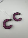 Pearls, Cubic Zirconia, Diamond nano setting Hoops earrings, Indian Jewelry