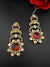 Cubic Zirconia, Kundan, Stone Chandelier Drop Earrings, Moissanite, CZ, Designer jewelry