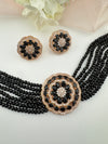 Hydro beads, CZ, Stones Choker necklace set, Indian Bridal Jewelry, chic set