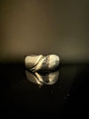 Brushed finished Gold Chunky Cuff Bracelet Bangle, Anti Tarnish, fits sizes upto 2.6"