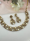 Stones, CZ, Kundan Gold necklace set, Indian Bridal Jewelry set