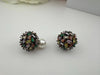 Premium Unique Cubic Zirconia Studs with Pearl Backing