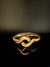 Brushed finished Gold Cuff Bracelet Bangle, Anti Tarnish, fits sizes upto 2.6"