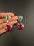 Cubic Zirconia, Doublet stone, Enamel, Designer inspired Dangle earrings, Indian Jewelry