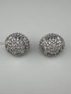Pearls, Cubic Zirconia, Diamond unique setting Designer stud earrings, Indian Jewelry