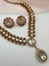 Stones, CZ, Kundan Gold necklace set, Indian Bridal Jewelry set