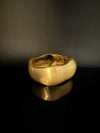 Brushed finished Gold Cuff Chunky Bracelet Bangle, Anti Tarnish, fits sizes upto 2.6"