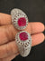 Openable Designer Cuff bracelet with Stones, American Diamonds, crystal stones, CZ, Fits size upto 2.6"