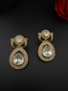 Victorian Uncut Kundan, CZ details is Tyaani Inspired designer earringsDrop Earrings