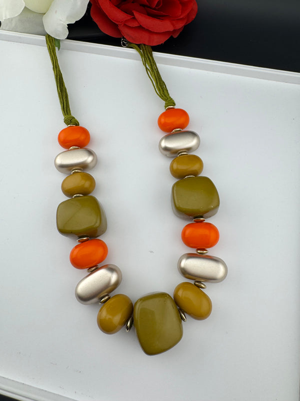 Premium Quality Wooden NECKLACE ONLY is a Designer inspired/Indian jewelry very Sleek everyday wear and handmade