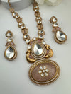 Kundan, Polki, CZ, Doublet Stones Long Golden necklace set, Rani haar, everyday wear jewelry