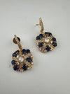Cubic Zirconia, Kundan, Stones Chandelier Drop Earrings, CZ, Designer jewelry