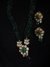 Kundan, CZ, MOP, Pearls, Hydro Beads Long necklace set, Rani haar, everyday wear jewelry