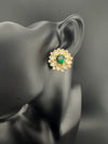 Kundan, cubic Zirconia, stones Stud Earrings, Tyaani Inspired Indian Jewelry