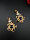 Kundan, stone, cuboz Zirconia Sabyasachi inspired Chandbali Chandelier long earring, designer jewelry