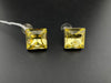 Swarovski inspired Crystals Square small stud earrings, Indian Jewelry