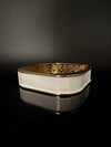 Openable Square Cuff Bracelet in Enamel and gold polish is Designer inspired Broad bangle/Indian Bracelet/Everyday Bracelet/Fits upto 2.6"