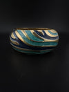 Openable Cuff Bracelet in Enamel and gold polish is Designer inspired Broad bangle/Indian Bracelet/Everyday Bracelet/Fits upto 2.6"