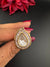 Premium Quality Ring Moissanite Kundan and CZ is Tyaani inspired Adjustable Finger Ring