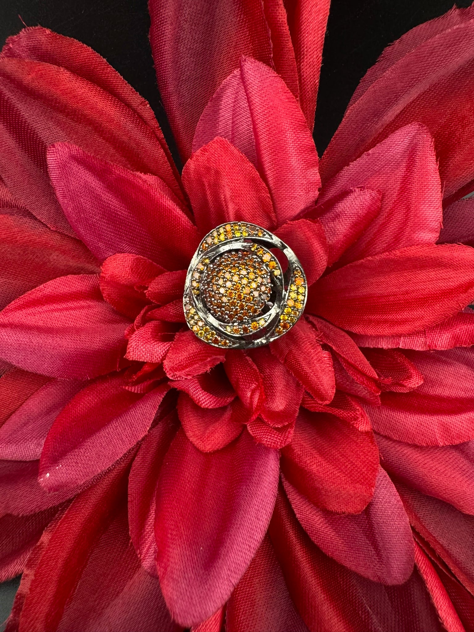 Premium Victorian and Cubic Zirconia(AD) Adjustable Ring Adjustable Finger Ring