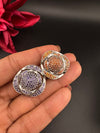 Premium Silver and Cubic Zirconia(AD) Adjustable Ring Adjustable Finger Ring