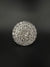 Premium Silver color Adjustable Big Ring in Crystals and Cubic Zirconia